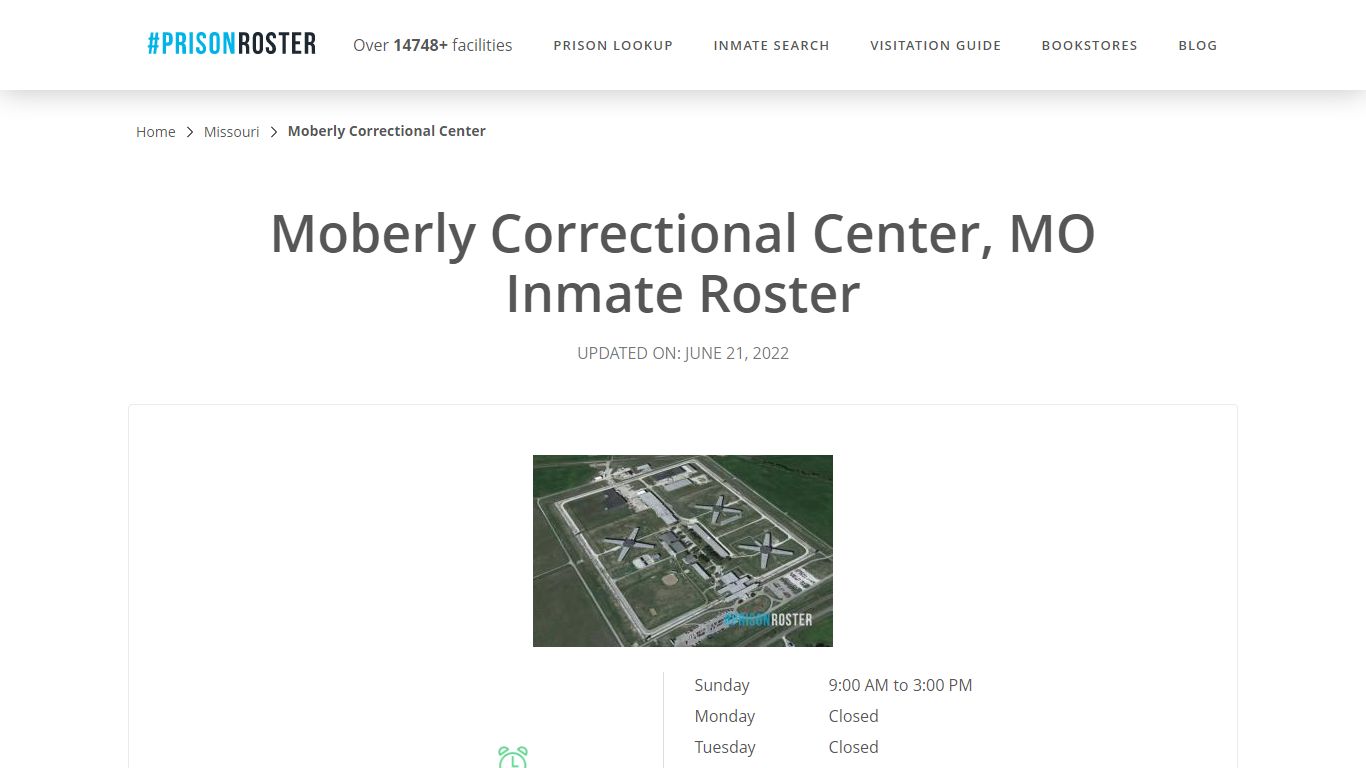 Moberly Correctional Center, MO Inmate Roster - Prisonroster