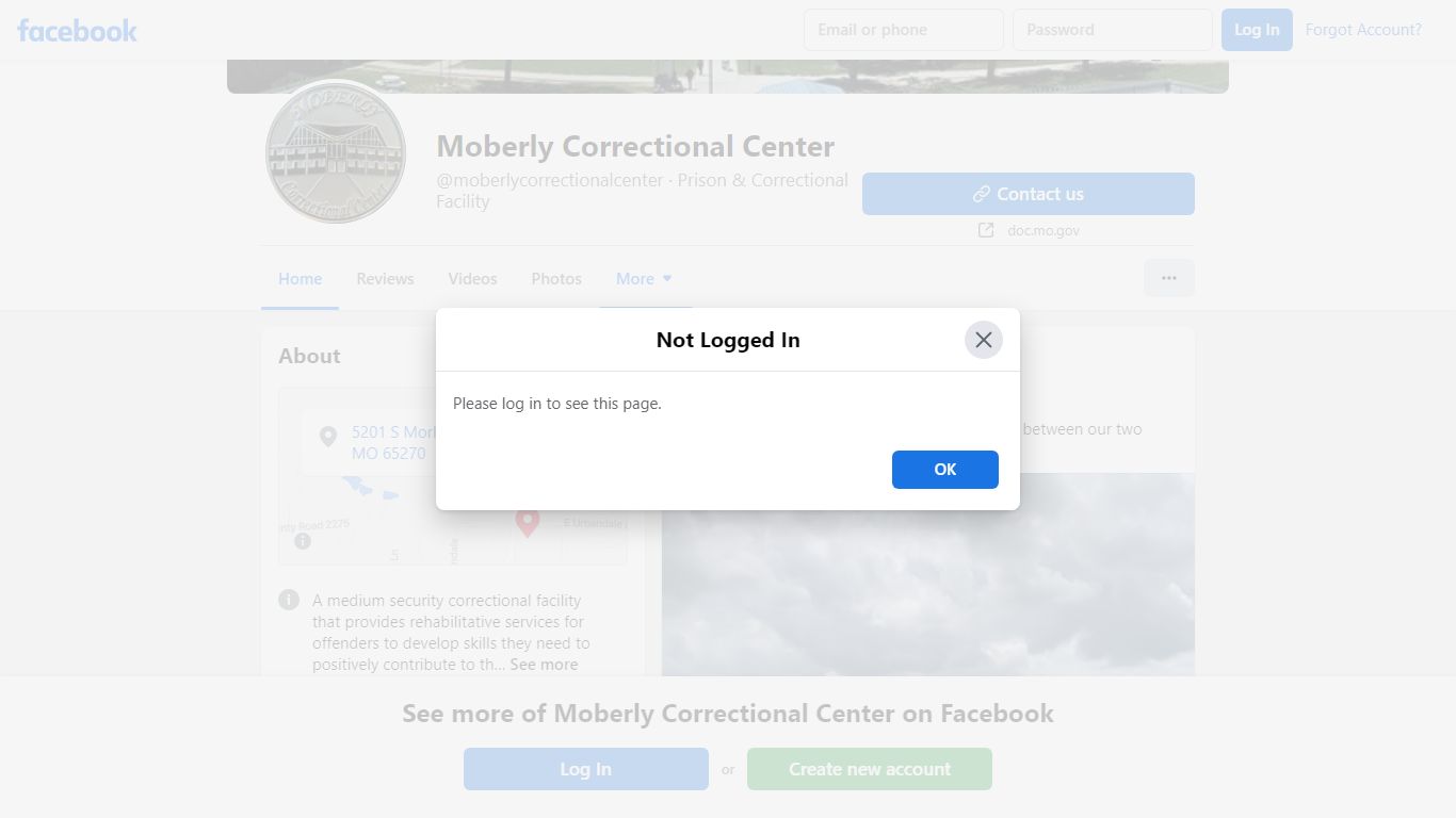 Moberly Correctional Center - Home - facebook.com